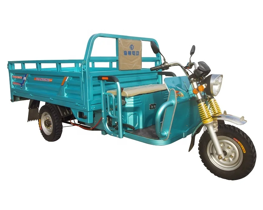 Heavy Duty Long Range 60v 120AH 2.2m Cargo Box Three Wheel Electric Cargo Tricycles for Farm