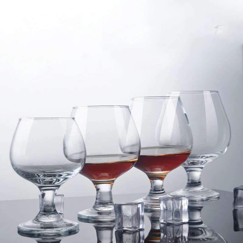 Wholesale 12oz  wineglass Cognac and brandy snifter glass clear wine glass goblet wine glasses red wine glass
