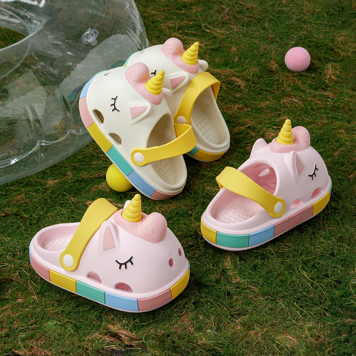Cheerful Mario Children Waterproof Summer Clogs Unisex non-slip kids unicorn baby cartoon beach EVA Wholesale shoes