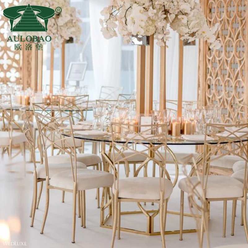 Unique round dining table with rotating centre golden base glass top dining table