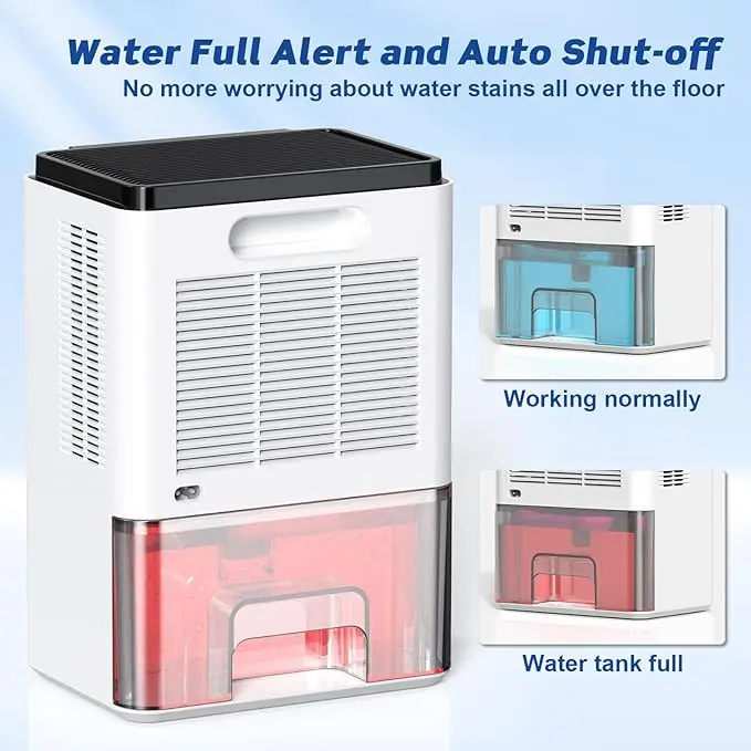 OEM 700ml/24H High Efficiency Air Dryer Dehumidifier Low Noise 2L Home Dehumidifier