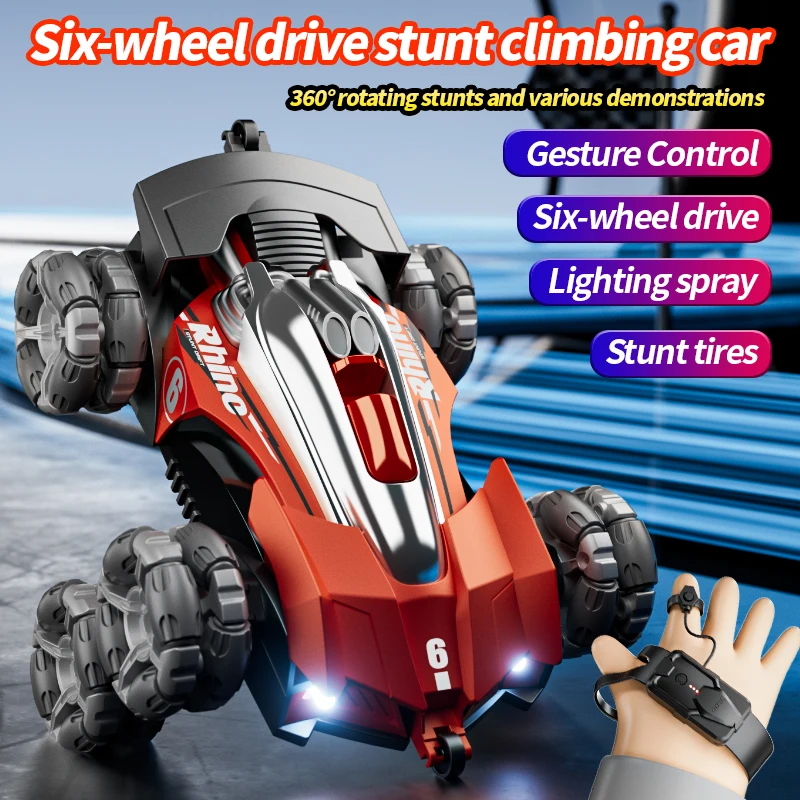 RC Stunt Car 2.4Ghz Remote Control With Spray Mode Drifting Speed Vehicle Stunt Car For Kids Adult Toys Boy Hand Gesture Rc Car