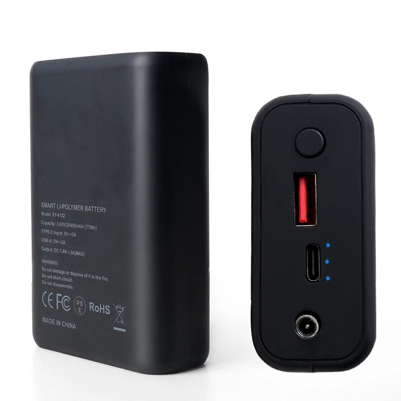 Сверхвысокая емкость 20000 мАч Power Bank Быстрая зарядка умная литиевая батарея Мобильная мощность