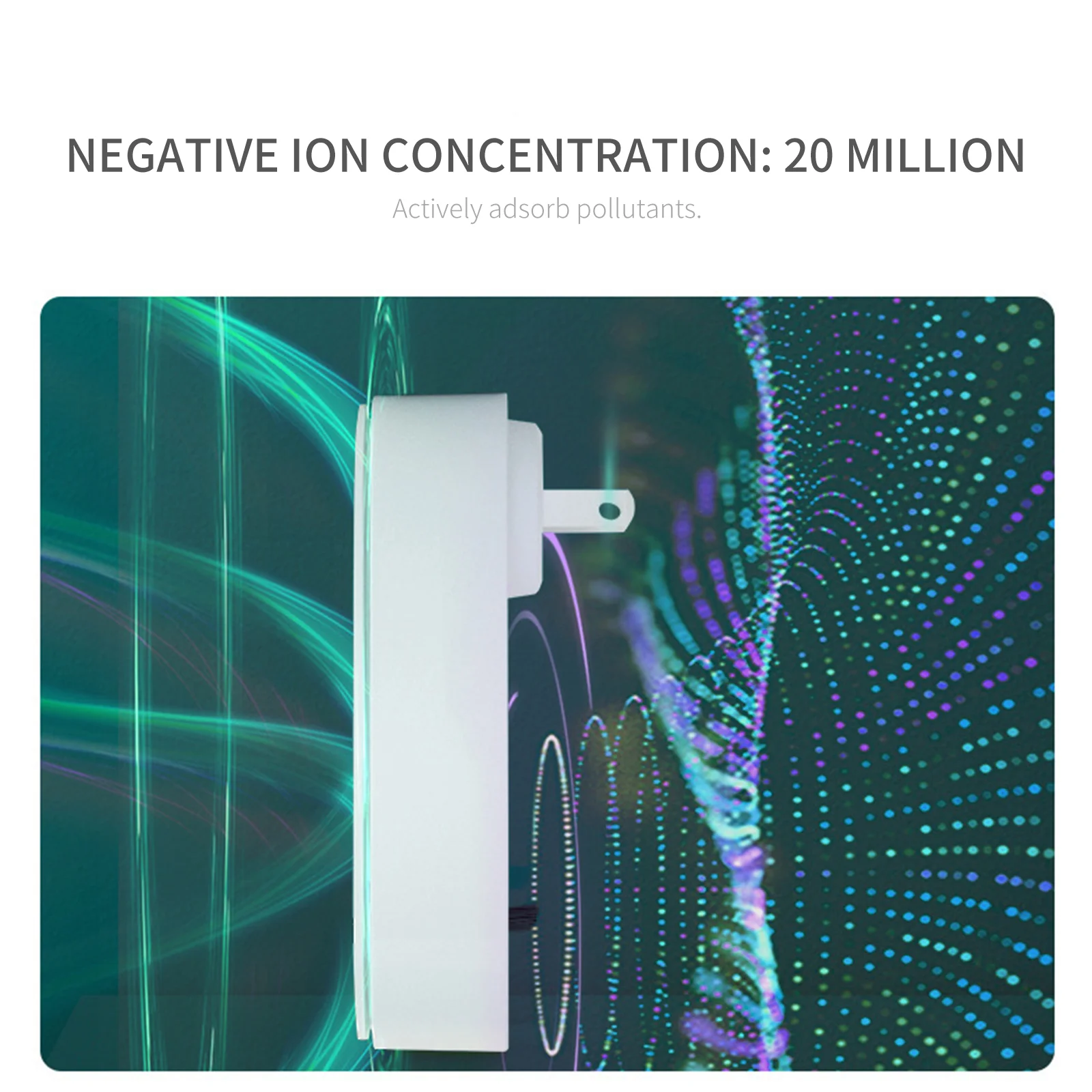 Portable Mini Plug in Air Freshener Purifier Decomposing Indoor Smokes Smell Radiation Protection Air Purifier Freshener