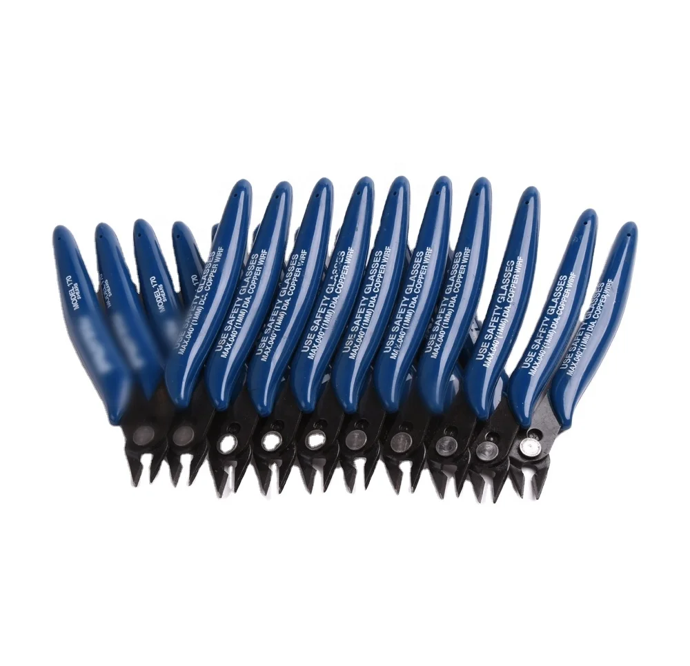 KNOKOO 10/box Wire Snips fishing welding multifunctional pliers tool set, Small Wire Cutters Precision Diagonal Cutting Pliers