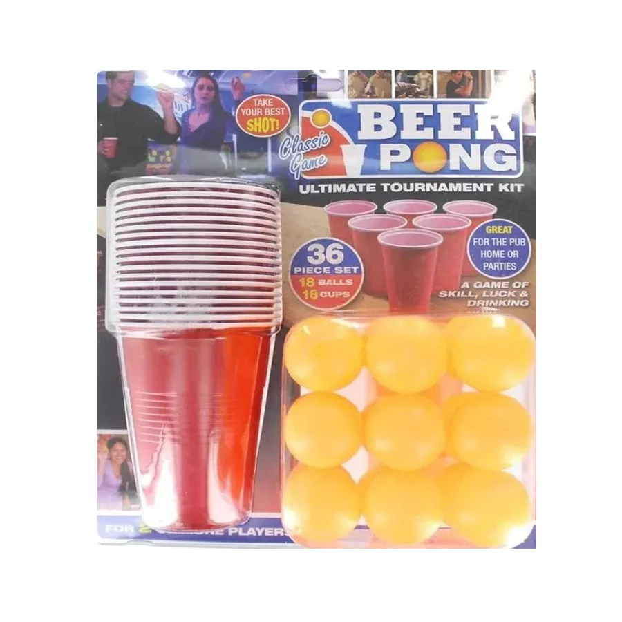 Hot selling outdoor sports drinking Games custom logo mini beer pong game