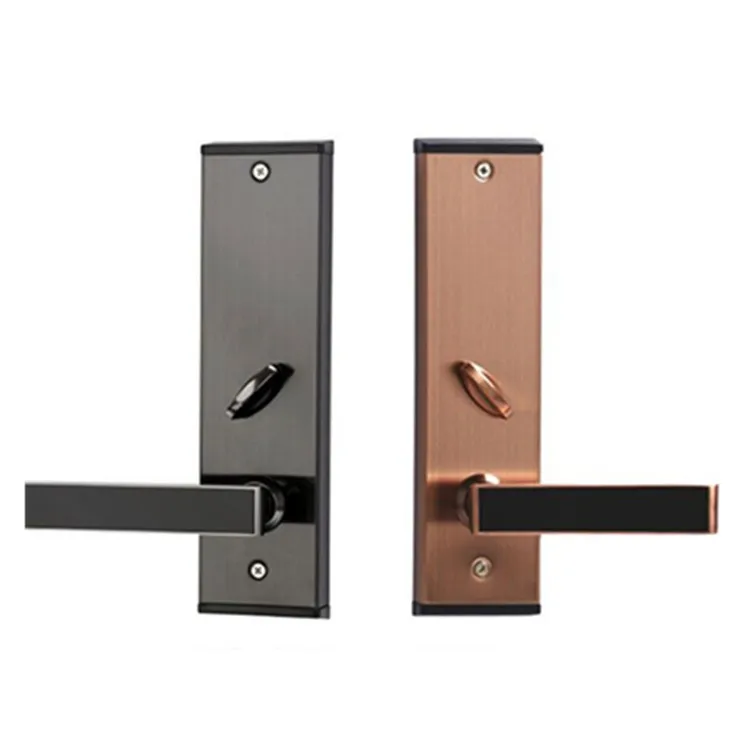 2021 Popular Hotel Room Electronic Automatic Handle Door Lock Key Card Smart Hotel Door Lock