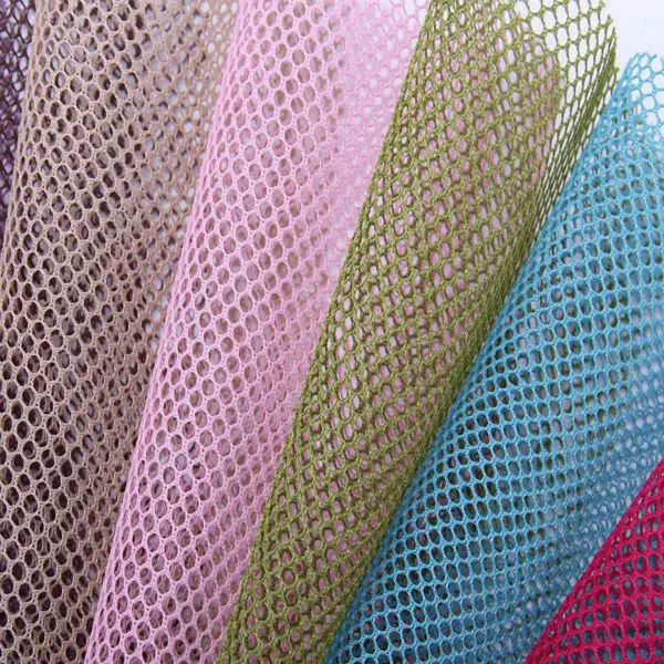 wholesale 120GSM 4mm hexagonal hole mesh fabric polyester mesh cloth
