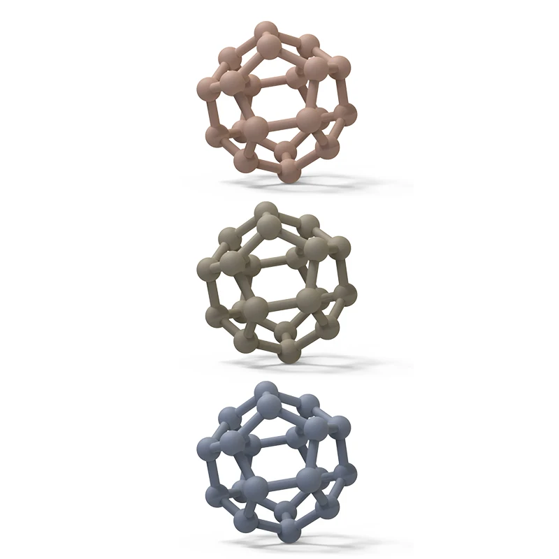 Wholesale Price Baby Teether Toy 100% Food Grade Plush Toy For Kids Silicone Gene Ball Teether Toy