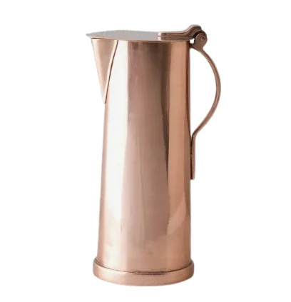 Copper Finished Metal Water Jug For Multi Use High Selling Straight Water Jug Juice Milk Pitcher at Affordable Price