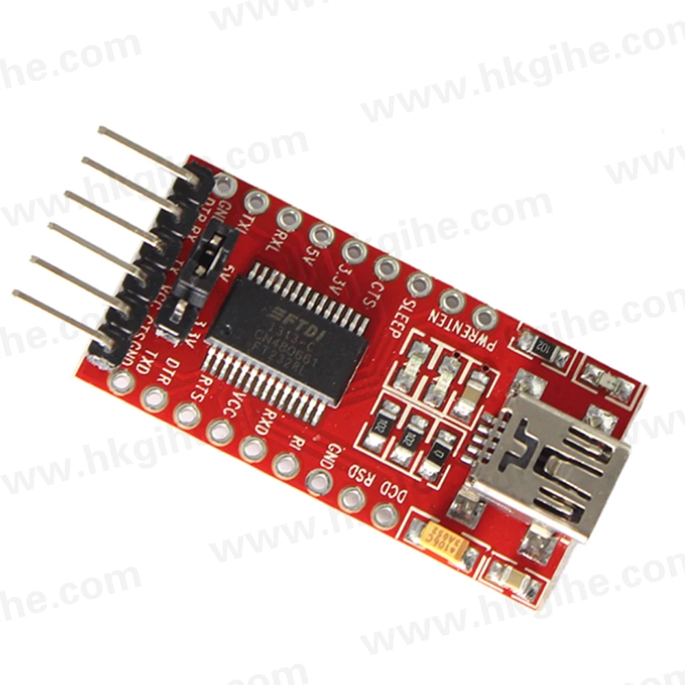 Лидер продаж, индикаторы связи, поддерживает 3,3 В 5 В интерфейс Mini5P, модуль адаптера USB к TTL, ESP32-CAM FT232RL высокого качества