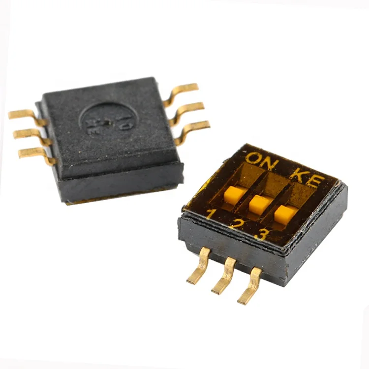  DIP-переключатель SMD 3-контактный шаг 1 27 мм черный 127 переключатель