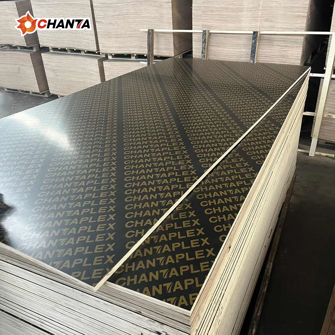 Chanta Hardwood Core Paper Film Faced Plywood For Construction
