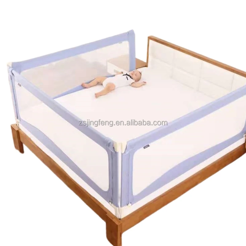 China High Quality Baby Safety Fence Height Adjustable Baby Bed Rail Baby Guard Rail Safety Protection Fence