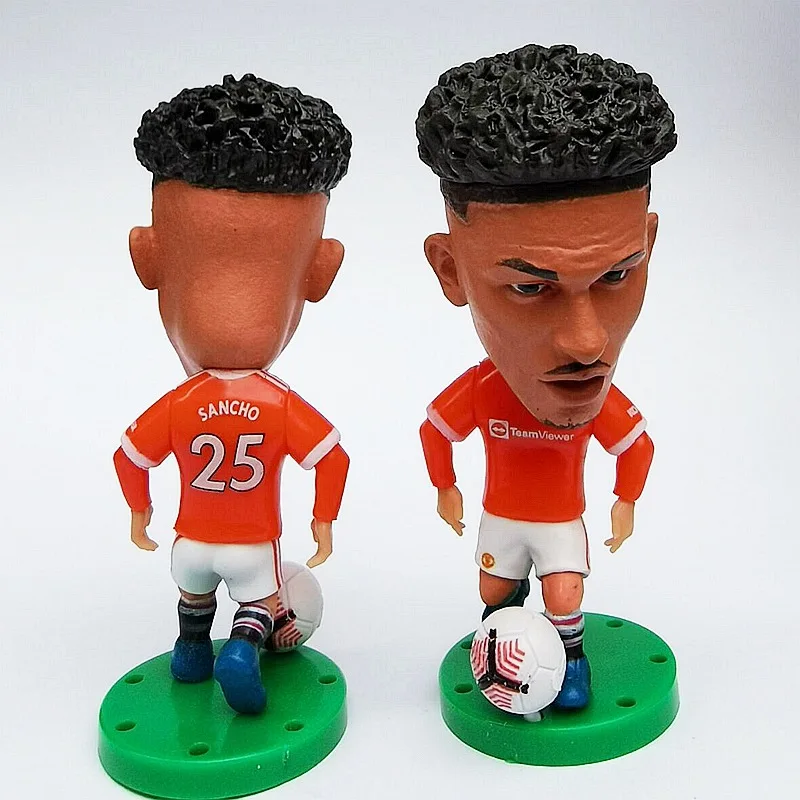 Red Devils PVC Figure Soccer Model 2021 season Ronaldo Pogba Best gift Figurine Team Stands