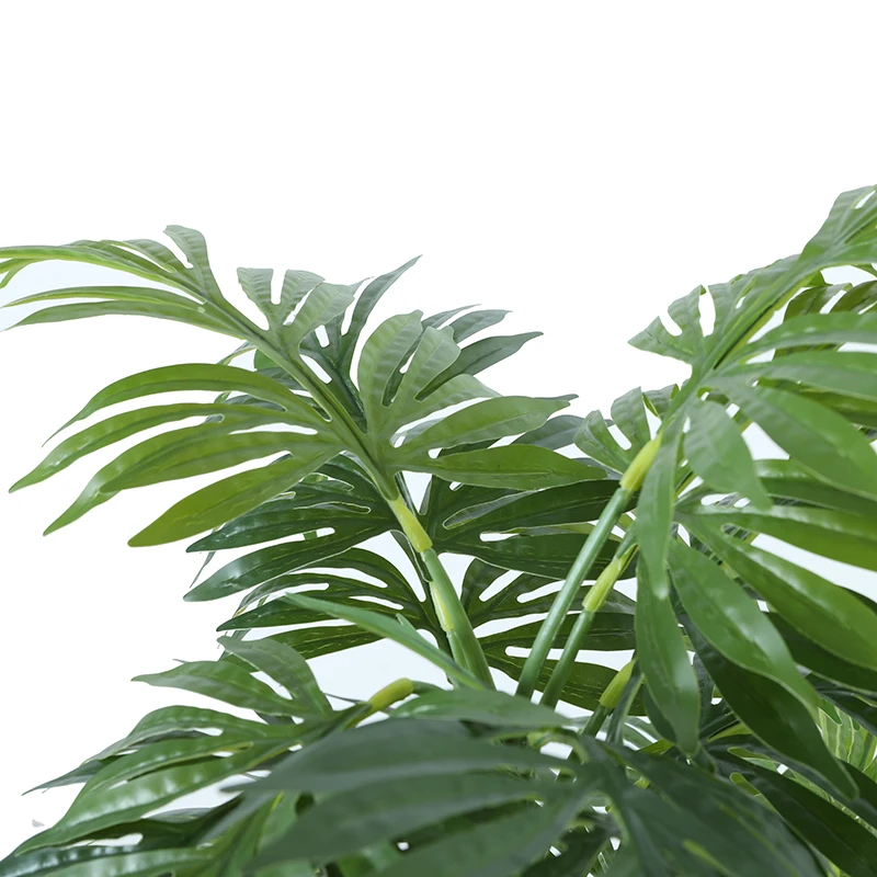 Factory Direct Plastic High Vivid Leaf Real Touch Bonsai Iron Tree Decor Potted Decorative Indoor Artificial Plant