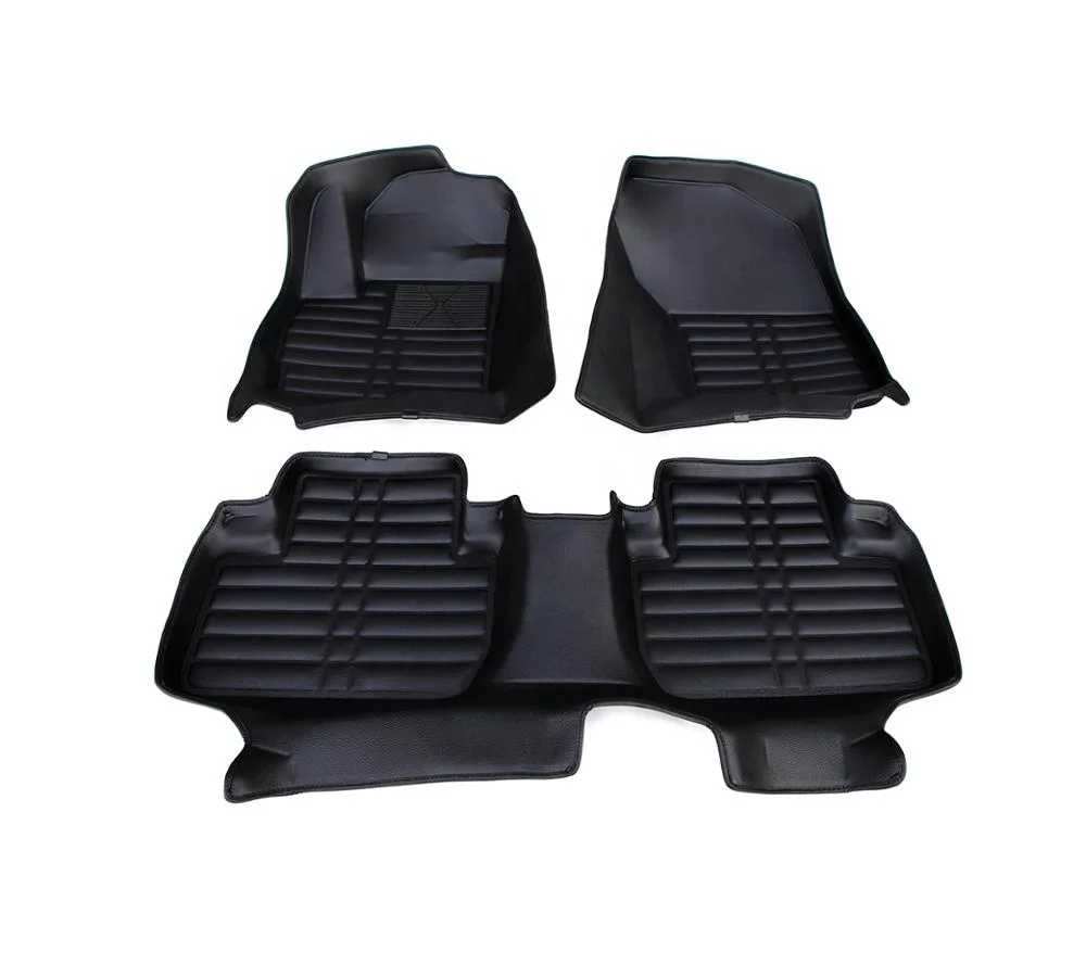5d High Quality Hot Pressured Leather Eva Car Mats For VW For Tiguan With Logo Accept