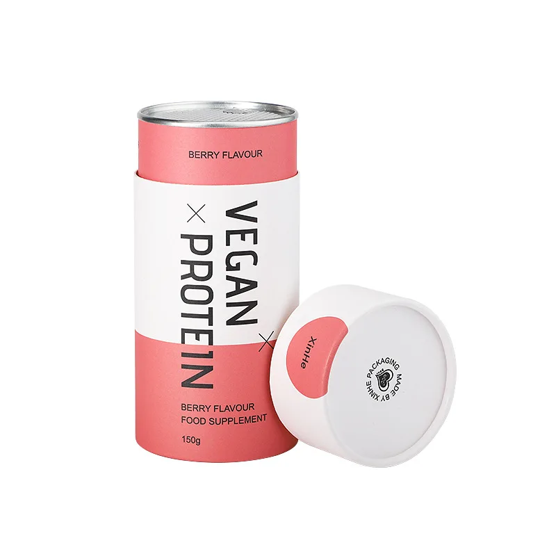 Custom Packing Eco- friendly Carton  Kraft Round Cylinder Box Biodegradable Craft Cardboard Packaging Paper Tubes