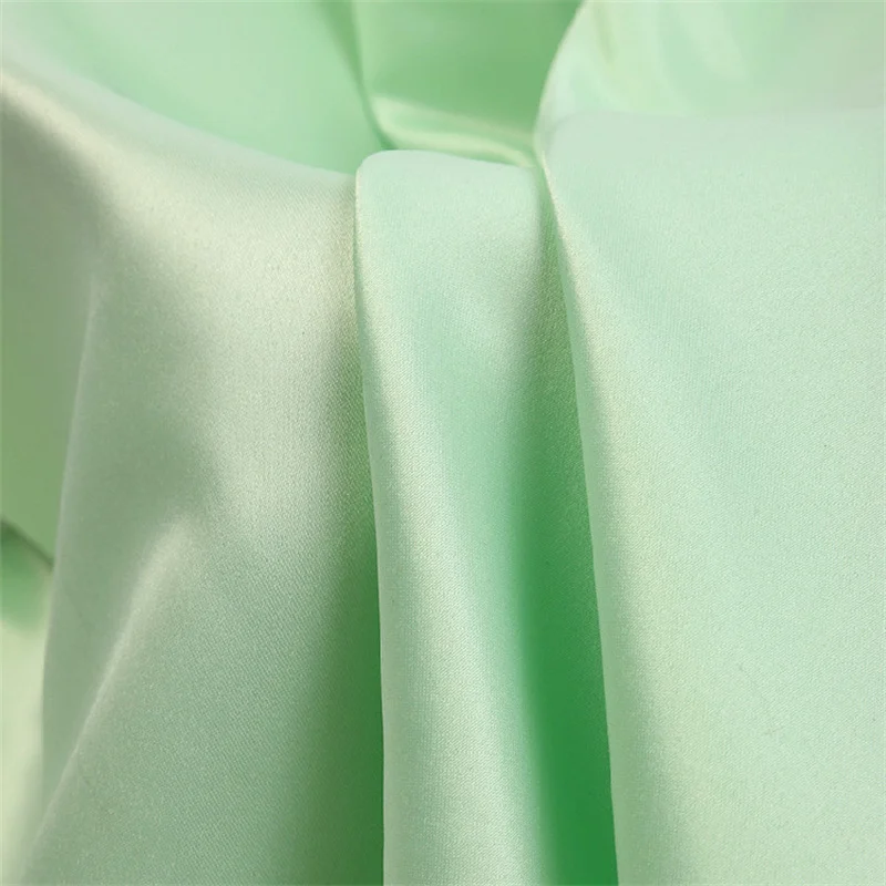 Polyester Silk Satin Acetate Charmeuse Embossing Patterned Pleated Embossed Printed Fabrics