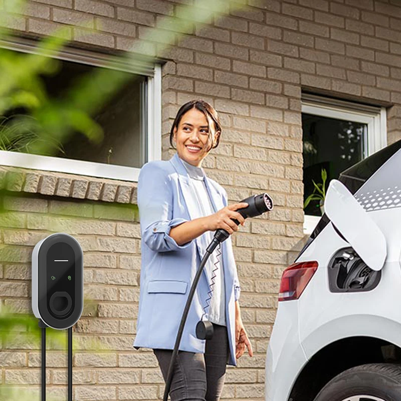 Зарядное устройство для электромобилей, заводской производитель, тип 2, 32 А, 3 фазы, 11 кВт, Wallbox, быстрая электрическая зарядная станция Ocpp Mennekes, автомобильное зарядное устройство для электромобилей