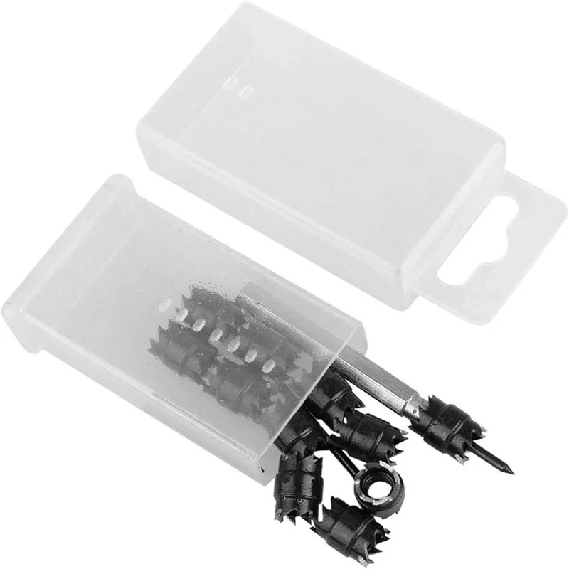 13 Pcs/Set Spot Weld Drill Bit Double Sided Blade Spot Weld Cutter Heatproof High Speed Steel for Workshop for Industrial
