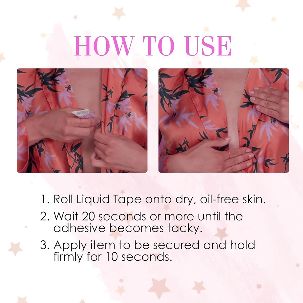 Wholesale Body Glue Adhesive for Oily Dry Skin Gentle On Safe Skin Adhesive Glue Body Tape Waterproof Bra Straps Body Glue Cloth