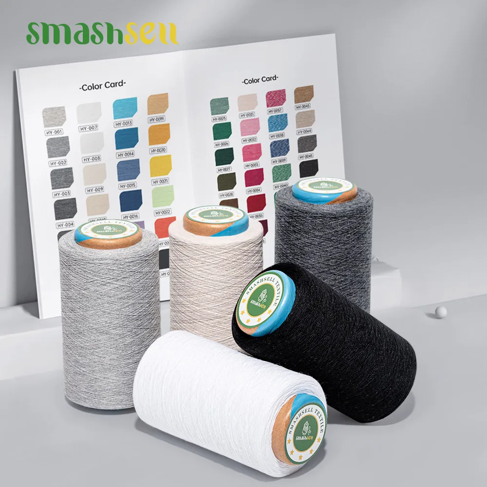 Smashsell Recycled Cotton Yarn 21 Singles Manufacturers Recycled Spandex Yarn Recycle Yarn From China