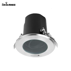 Savia Waterproof IP67 Round Outdoor Garden Corridor Balcony Hotel Shade Ceiling Recessed LED 7W Beam Adjustable Spot Downlight