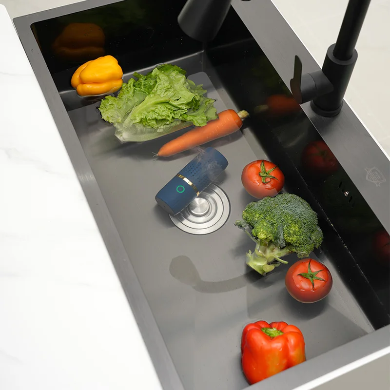 Customize Mini Kitchen Wireless Charging  Fruit and Vegetable Washing Machines  Portable Clean Machine Vegetable Washing Machine