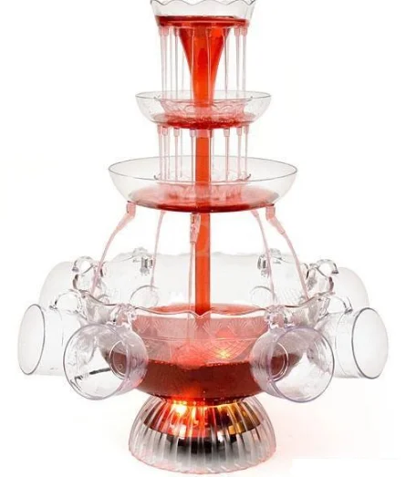 Wedding Cocktail Fountain for Sale with plastic material