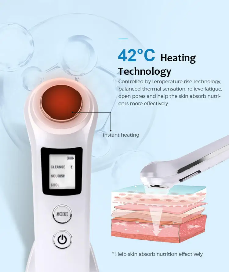 2024 New Product Face Massager Device Facial Rejuvenation Wrinkle Remover Face Lifting Skin Care Beauty Machine Home Use