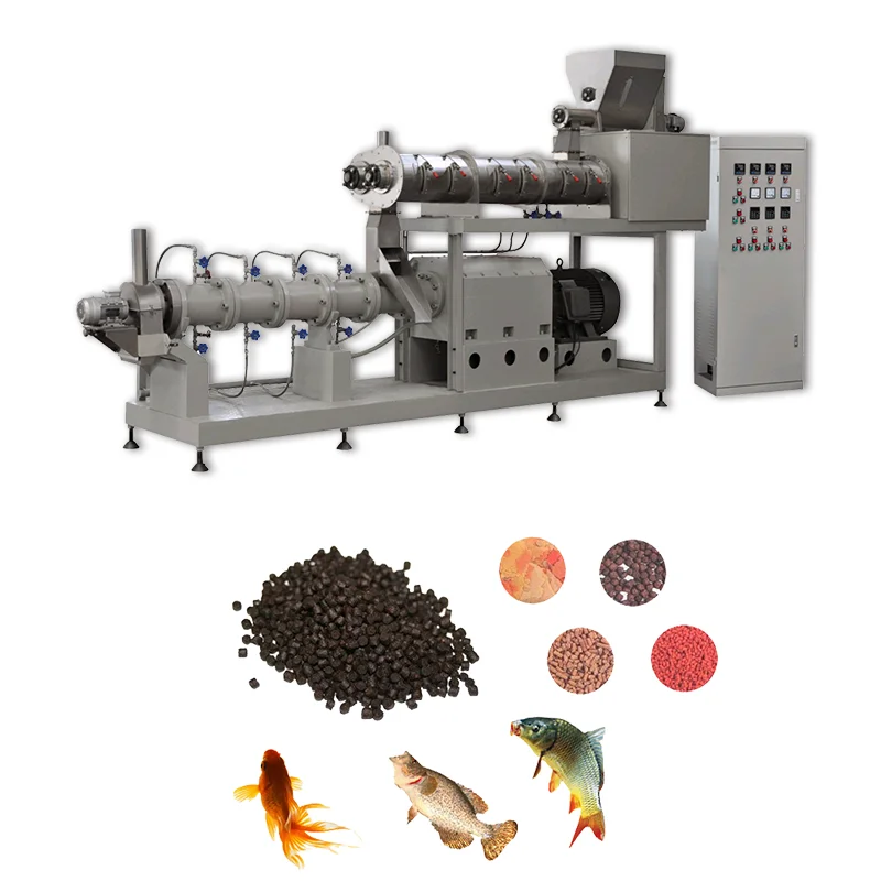 Long service life trout fish feed machine with SS and CS material