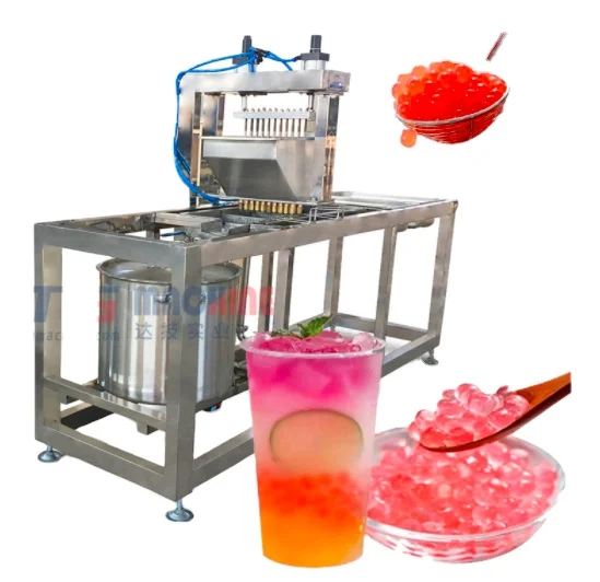 Semi Automatic Popping Boba Production Line for Making Bubble Tea and Juice Ball Machine