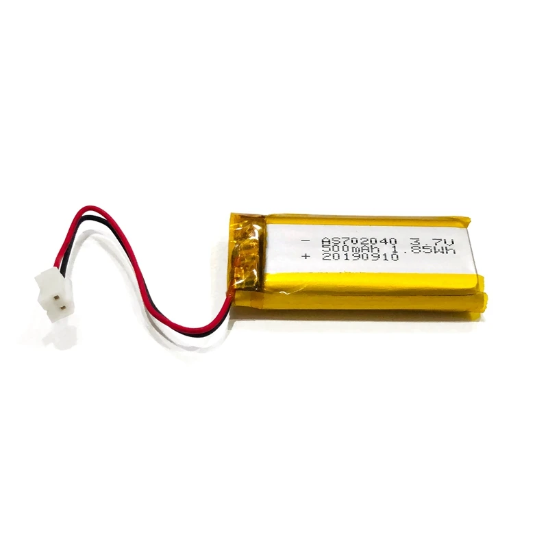 UL1642 CB CE UN38.3 certificates rechargeable battery 702040 3.7v 500mah lipo battery for mobile device