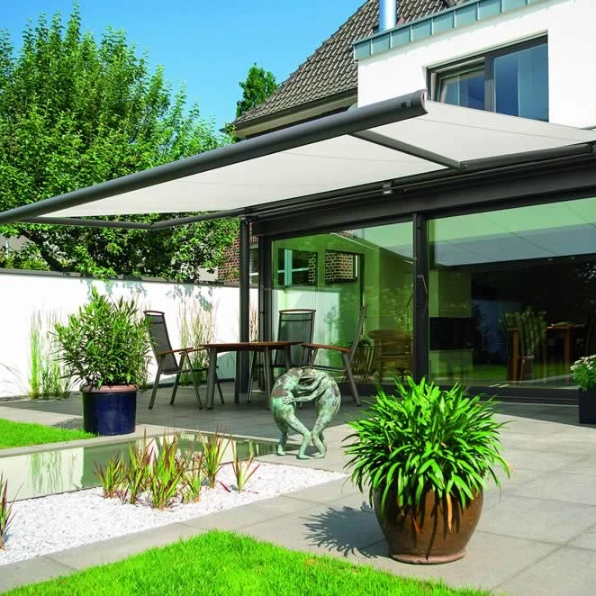 Aluminum Electric House Sunshade Retractable outdoor garden Awning supplier In The Philippines