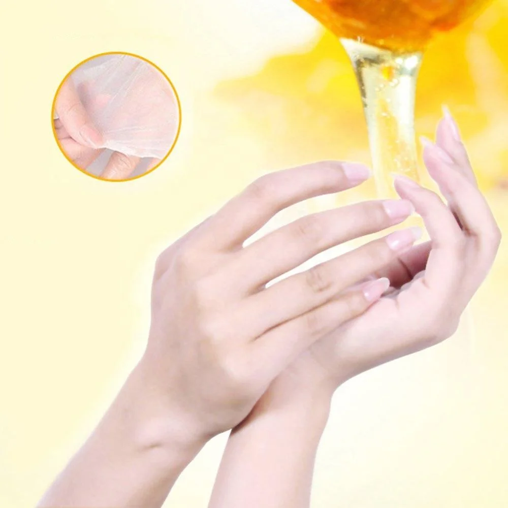 Private Label Moisturizing Peel Off Honey Hand Wax Mask Paraffin Wax For Hand