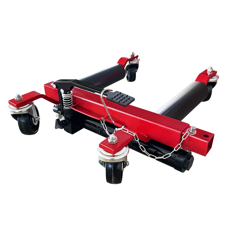 Portable Tire Lift Car Move Positioning Dragway Tools Moving Position Jack Hydraulic Wheel Dolly 12in For Car Truck RV Trailer