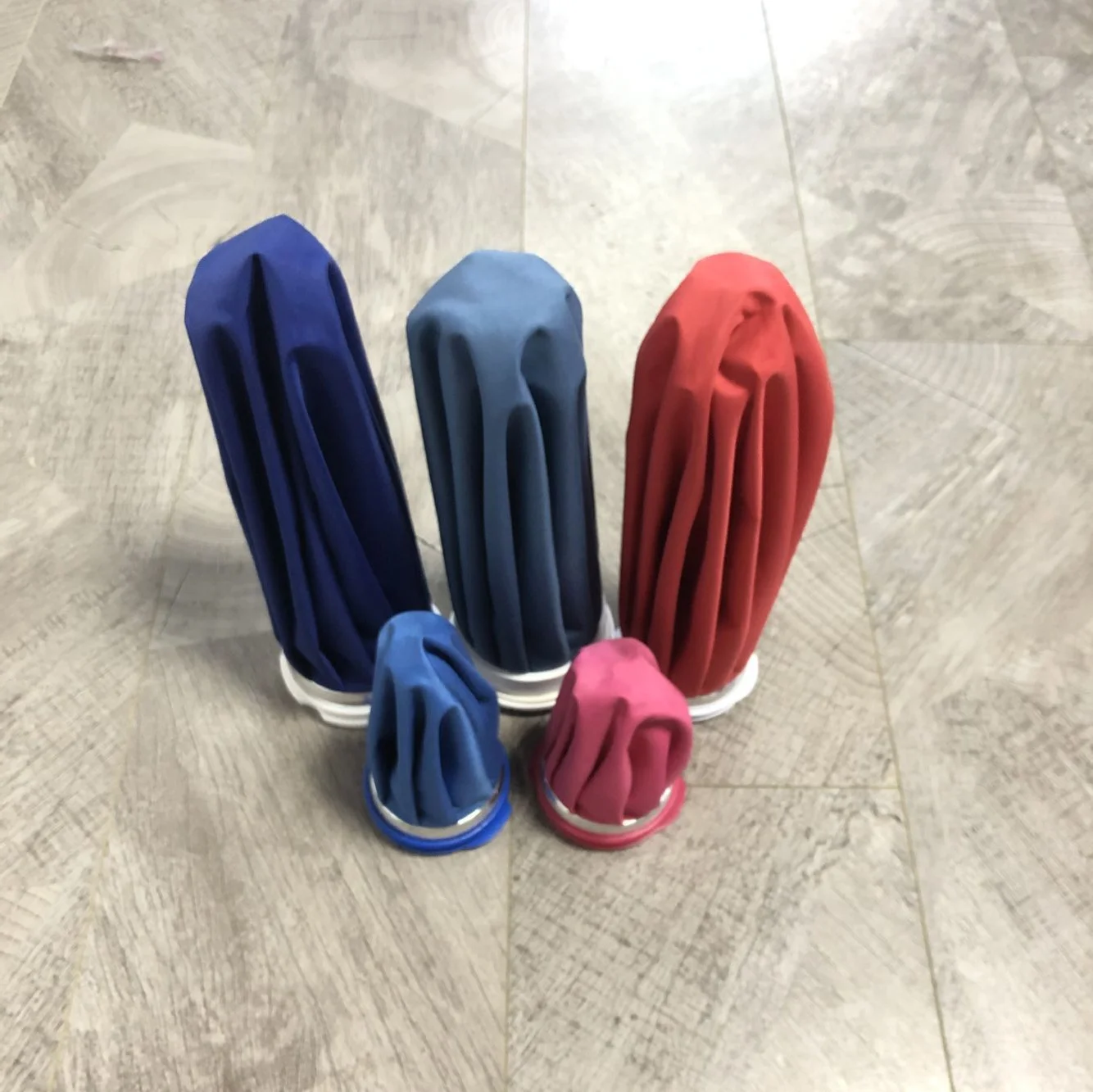 2024 Popular 6 inch Pure Ice Pack Color for Pain Relief Reusable Medical Ice Pack Bags For Injuries