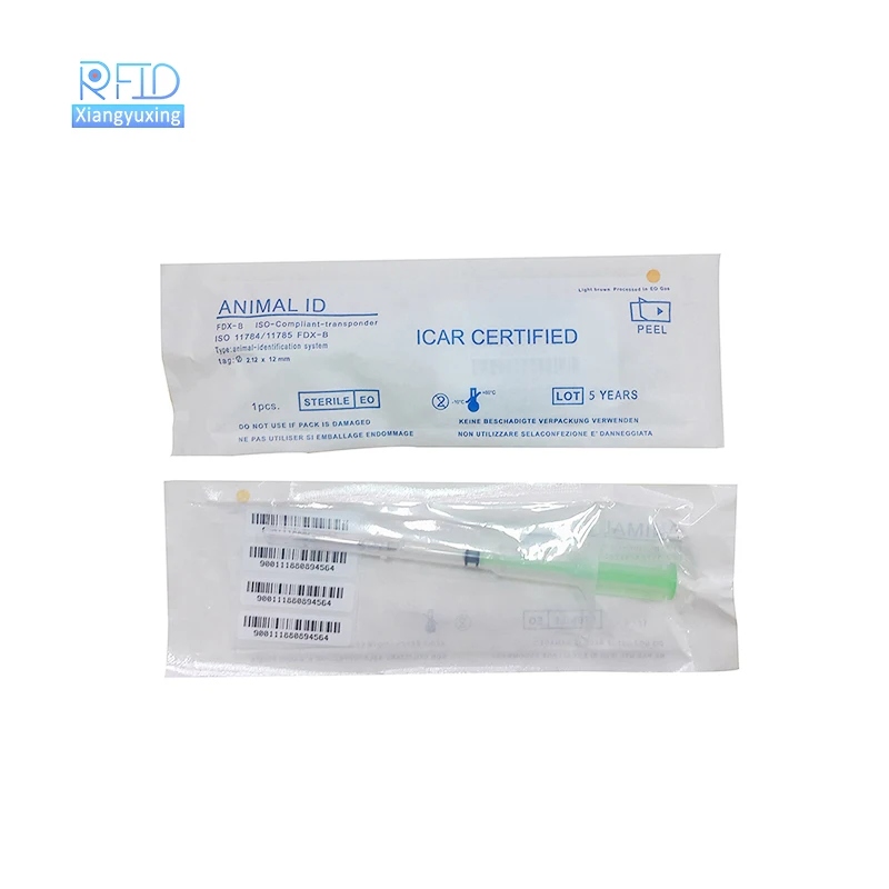 134.2khz Animal Microchip Horse Tracking Chip Rfid Dog Animal Micro Chip For Cattle Cat Pets