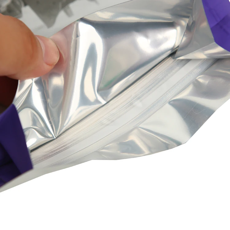 Custom Dried Mangoes Cacao Snack Clear Window Foil Stand up Pouch Food Dry Fruits Packaging Bags With Zipper