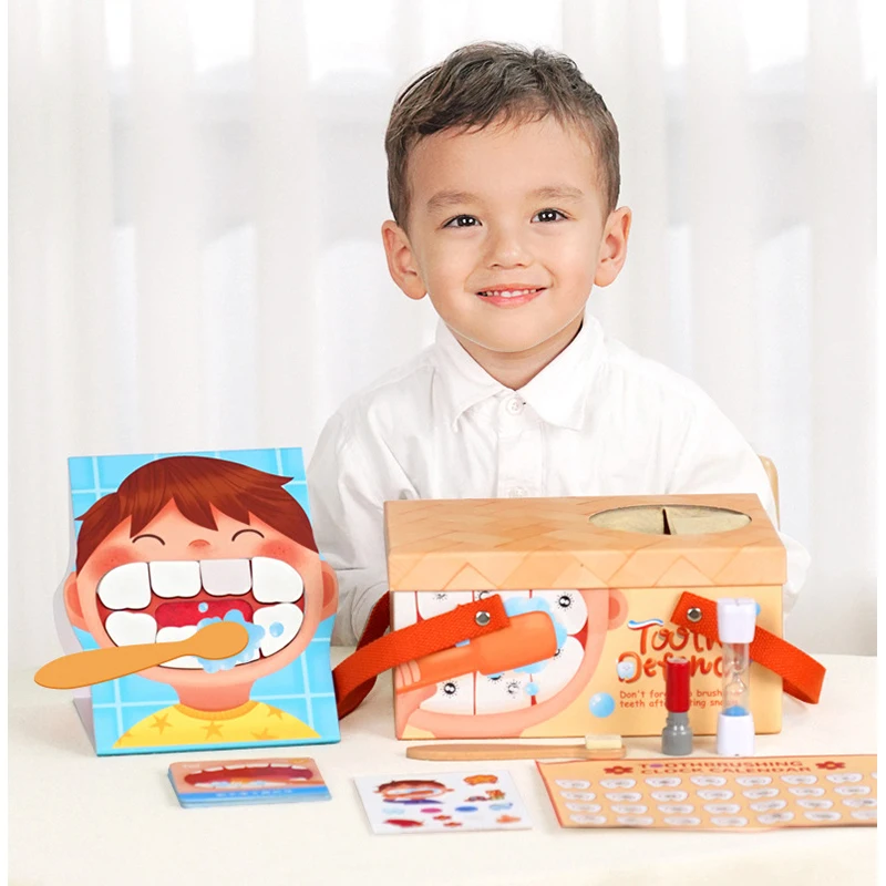 TOI защитить зубы игрушки детский зубной обороны привычками развивать настольные игрушки для малышей хорошие привычки и разработке наборов