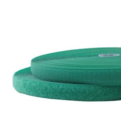 Nylon Polyester White Black Colorful Normal Hook and Loop Rolls Fastener Tape