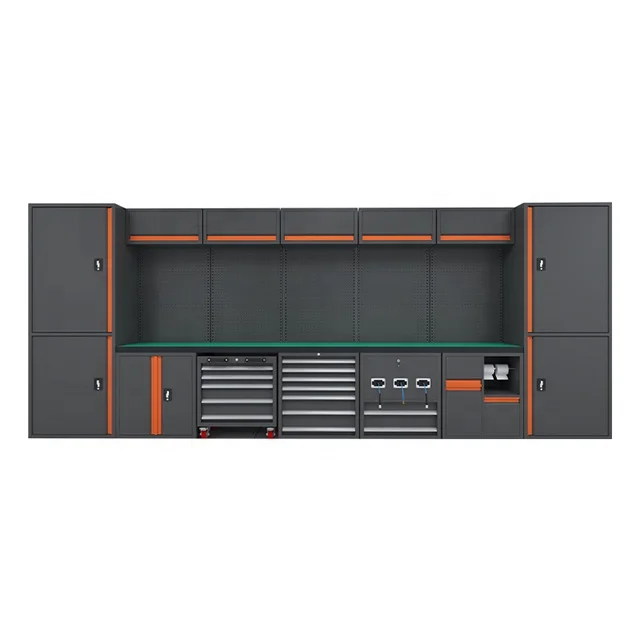 Garage cabinets storage metal heavy duty steel garage tool cabinet