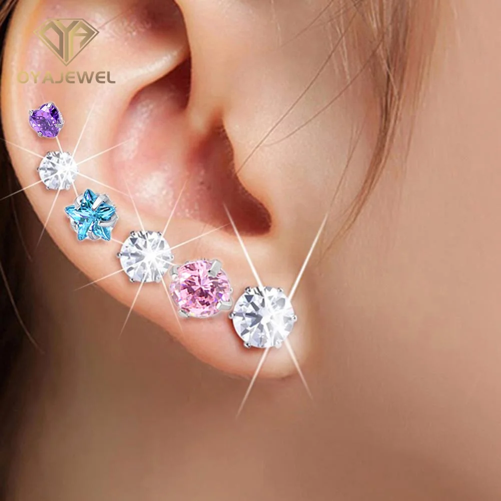 Серьги-гвоздики из нержавеющей