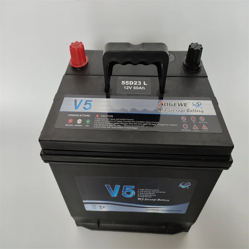 Excellent Quality truck battery car batteries 12v battery for truck 55D23 R/L