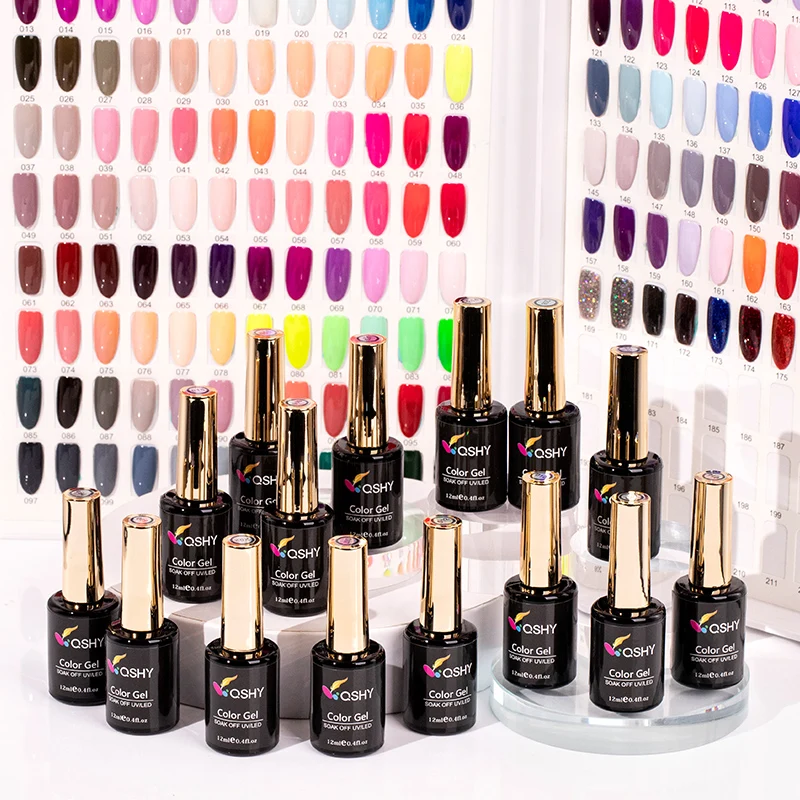 Custom Gel Polish With Logo OEM Nail Supplies Salon Private Label Professional 252 Colors All Season UV Gel Nail Polish For Sale