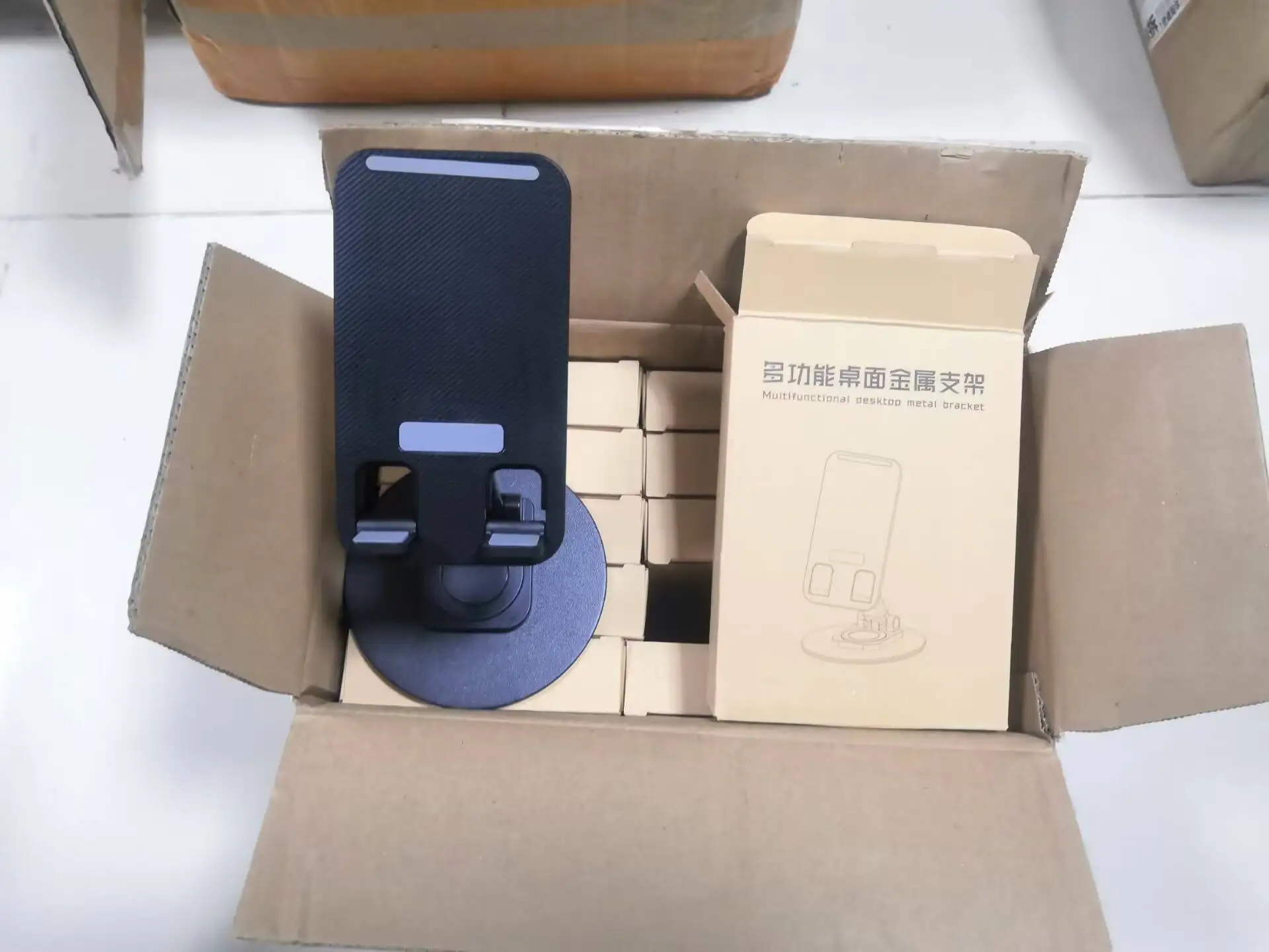 Universal Adjustable Desktop Mobile Foldable 360 Rotation Anti Shake Cellphone Tablet Phone Holder Stand