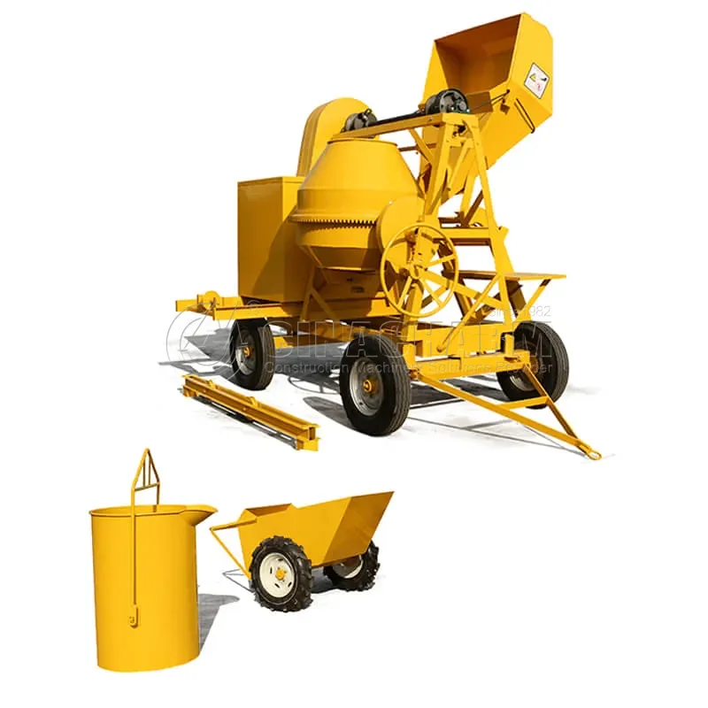 Good Price Building Construction Material 510L Diesel Engine Concrete Mixer Machine self loading mixer for sale