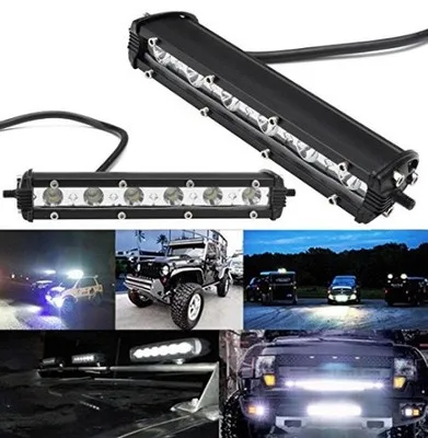 HAIZG  18W mini single row LED light bar spot/flood beam offroad led head lamp