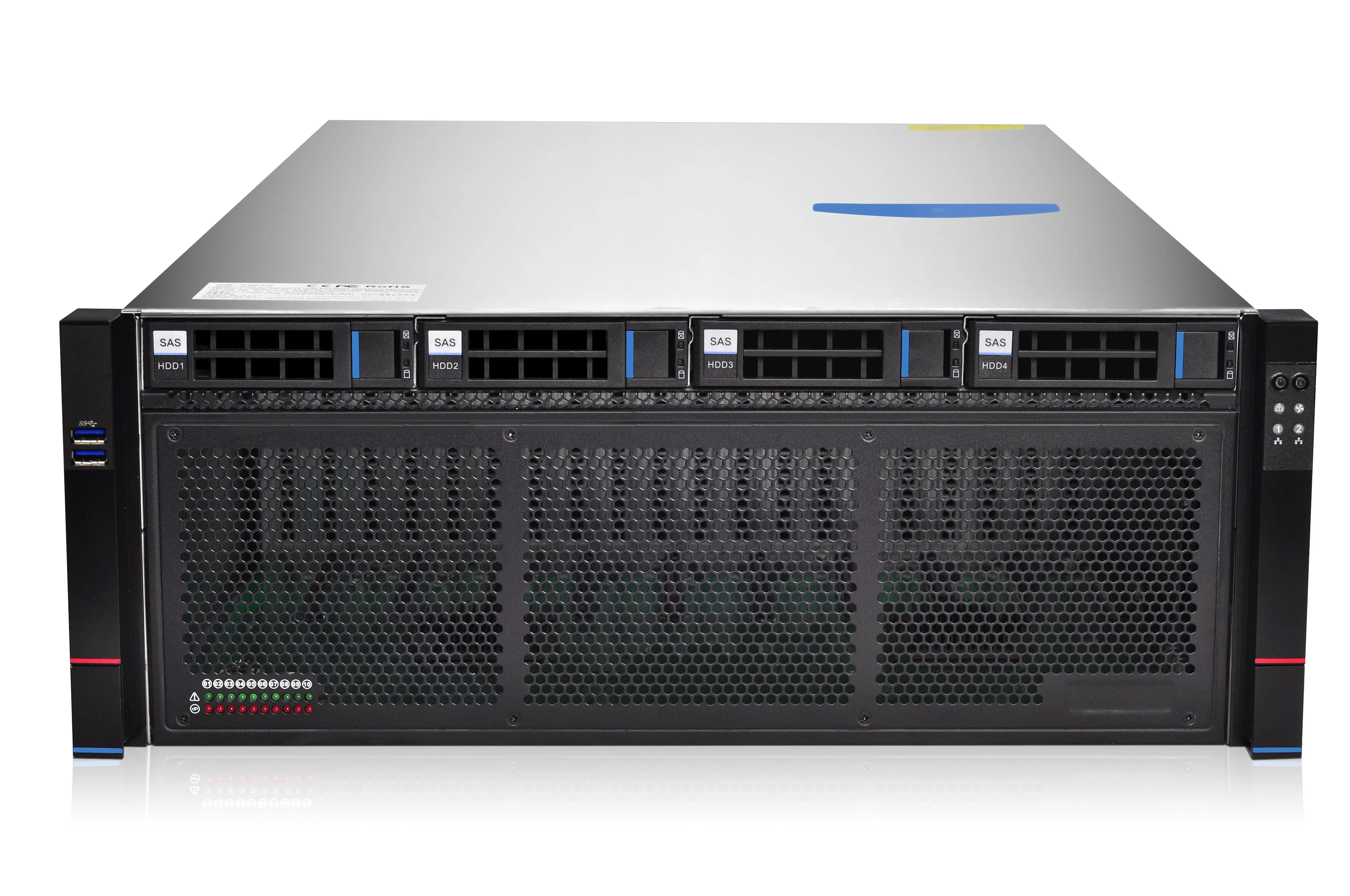 4U 10 GPU сервер для HPC AI машинное обучение